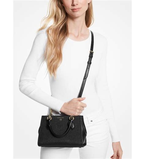 michael kors marilyn saffiano leather small crossbody bag|Michael Kors saffiano leather crossbody.